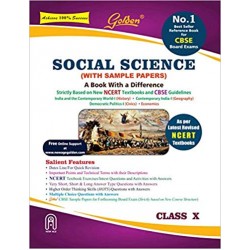 Golden Social Science: (With Sample Papers) A book with a